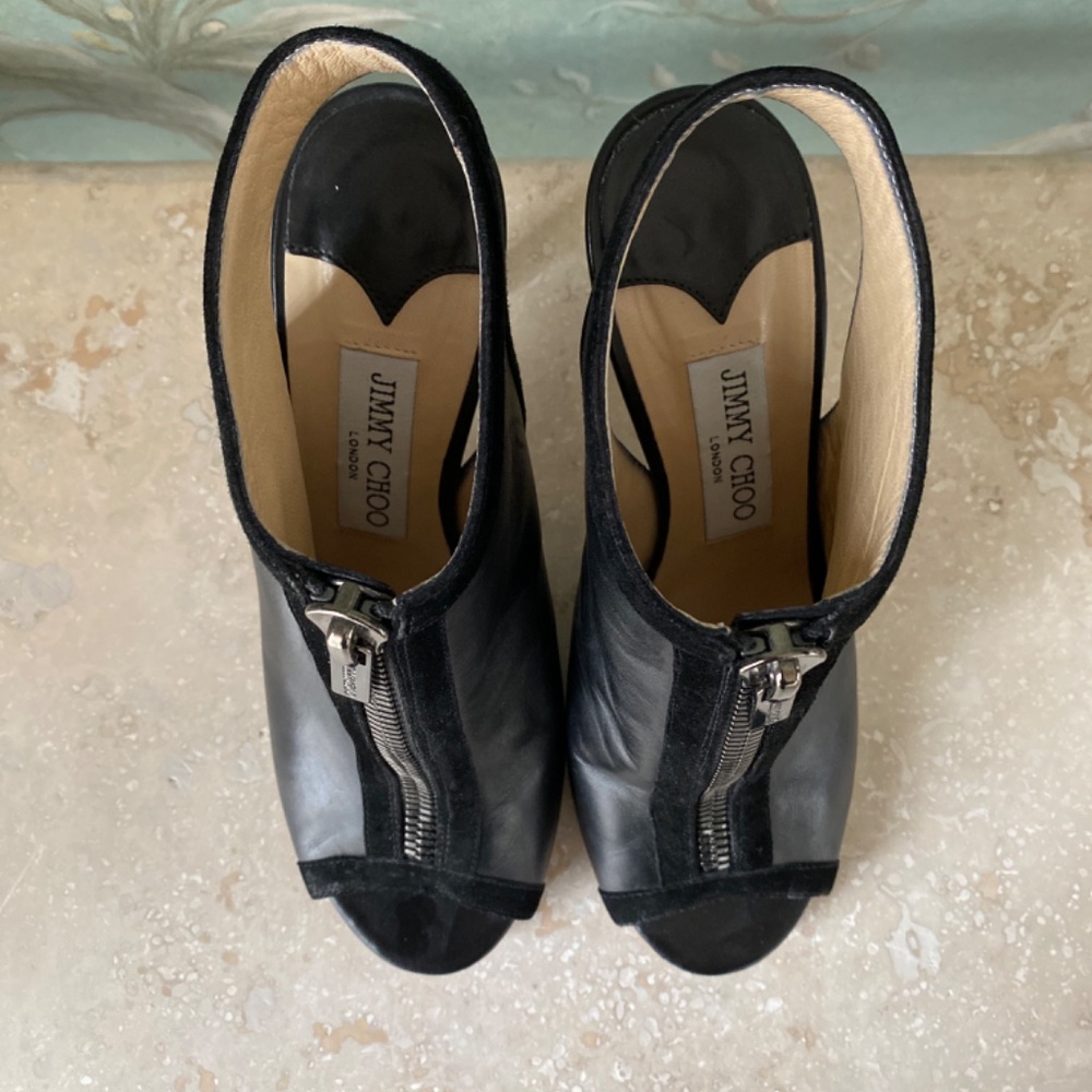 Jimmy Choo Open Toe Booties - image 2